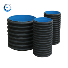 Manufacture Double Wall Large Diameter Corrugated Hdpe Tube Price Drainage Water Pipe